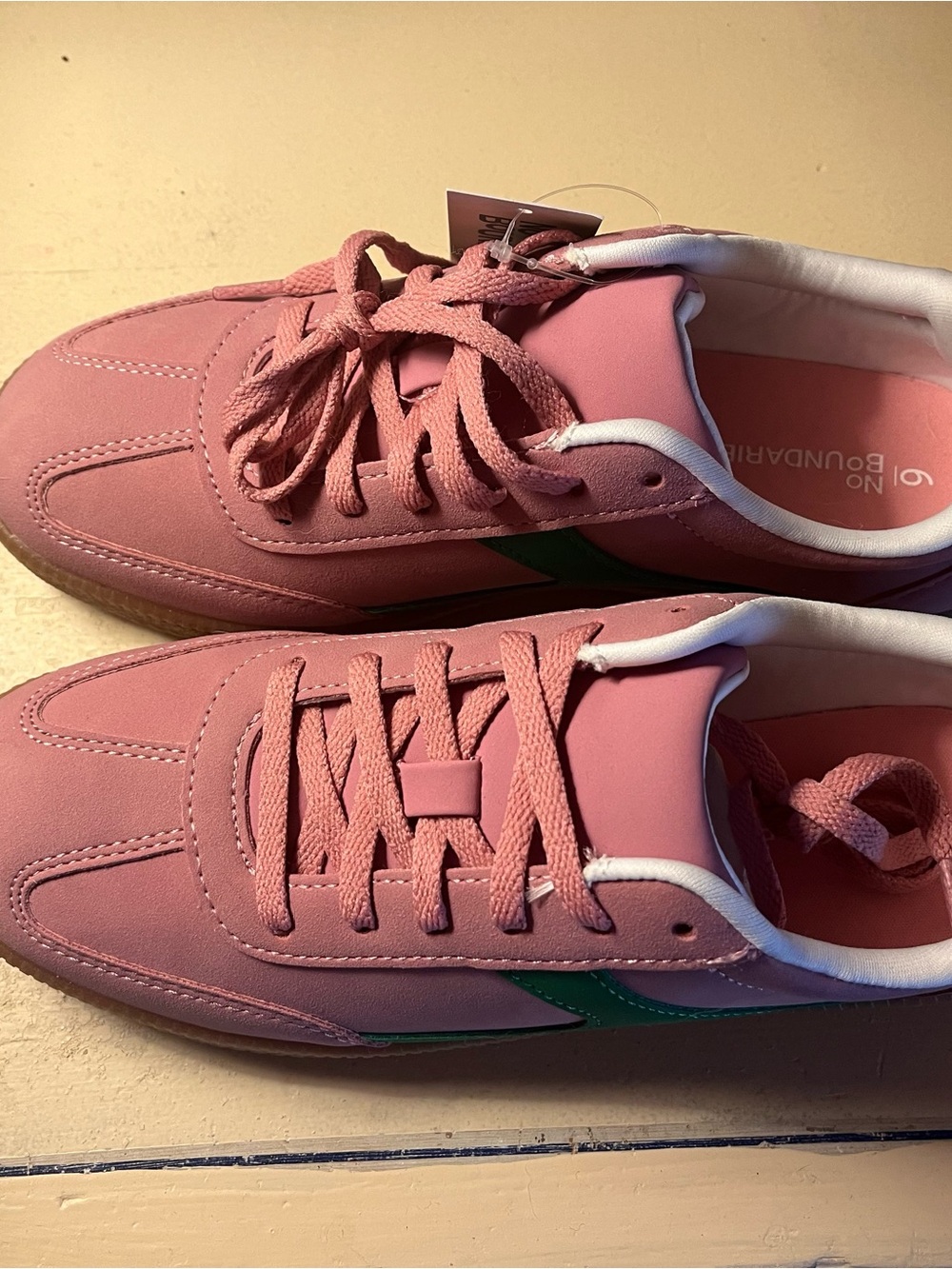 No Boundaries Pink Sneakers size 6